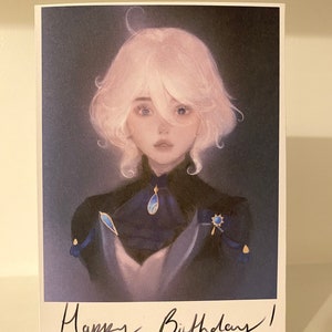 FURINA BIRTHDAY CARD | Genshin Impact  | anime | birthday gift
