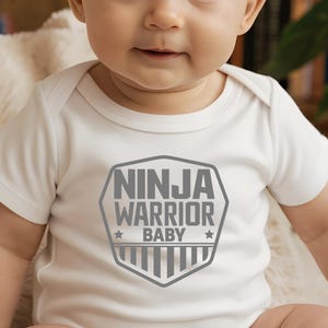Baby Ninja Krieger, kleiner Ninja Krieger, Säugling Bodysuit, Kleinkind-T-Shirt, Geschenk für Ninja Baby