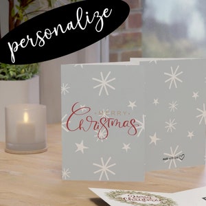 CUSTOM Photo Greeting Cards, Christmas, Holiday