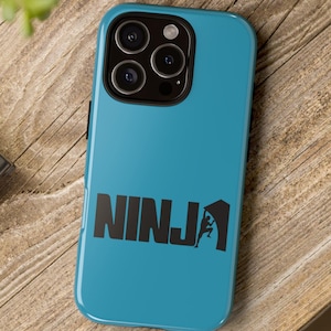 NINJA, iPhone & Samsung Tough Phone Case, Christmas Birthday Gift, Gift for Ninja Warrior