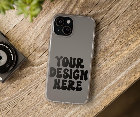 Custom Flexi Phone Cases, Clear Phone Cover, Personalized Design or Logo