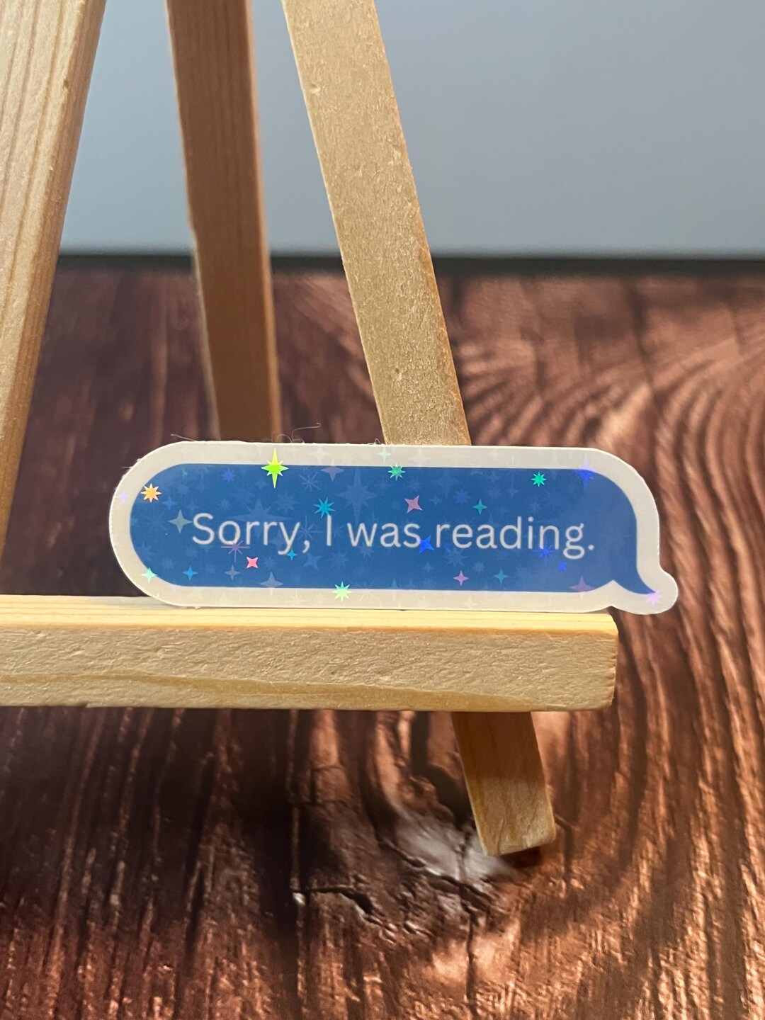 Sorry, I Was Reading Sticker - Holographic - Etsy