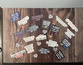 Fourth Wing Inspired Sticker Set