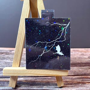 Fourth Wing Inspired Magnetic Bookmark - Tairn and Andarna Holographic