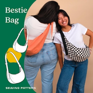 Bestie Bag PDF Download | Digital Sewing Pattern | Instant Download | Beginner Friendly |