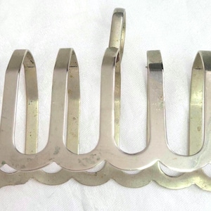 Art Deco EPNS Toast Rack / Silver Plate / 1920s