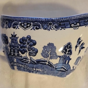 Large Sauce Boat | MYOTT OLD WILLOW | Staffordshire England