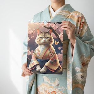 Kalender 2026 – „Kimono Cats“