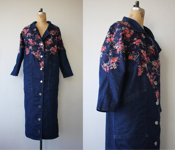 vintage 1980s jacket / 80s denim jacket / 90s jean