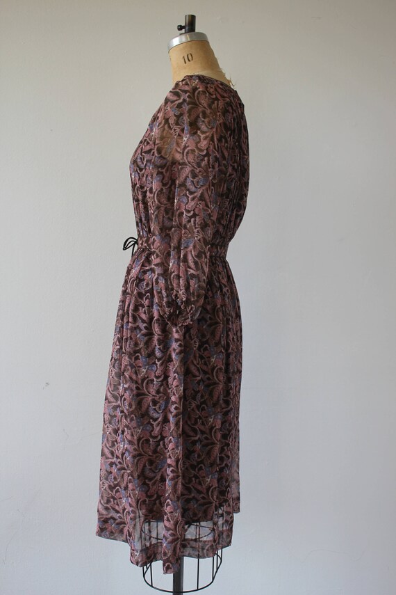 vintage 1970s dress / 70s boho dress / 70s floral… - image 4