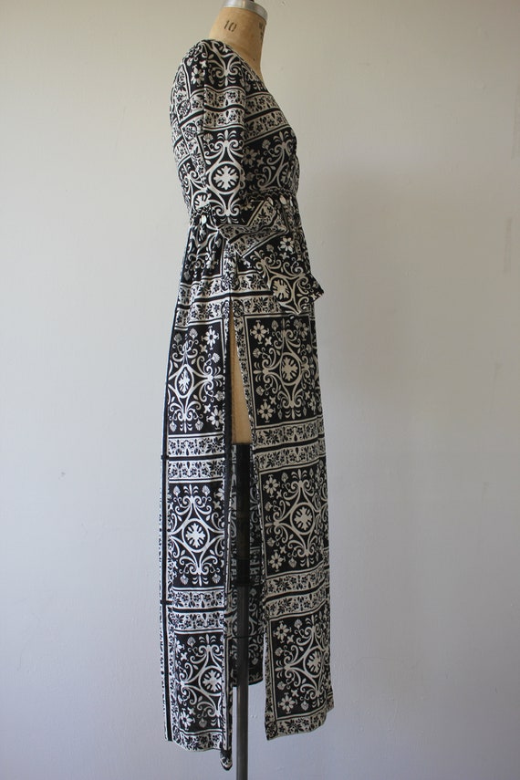 vintage 1960s dress / 60s black & white dress / 6… - image 4