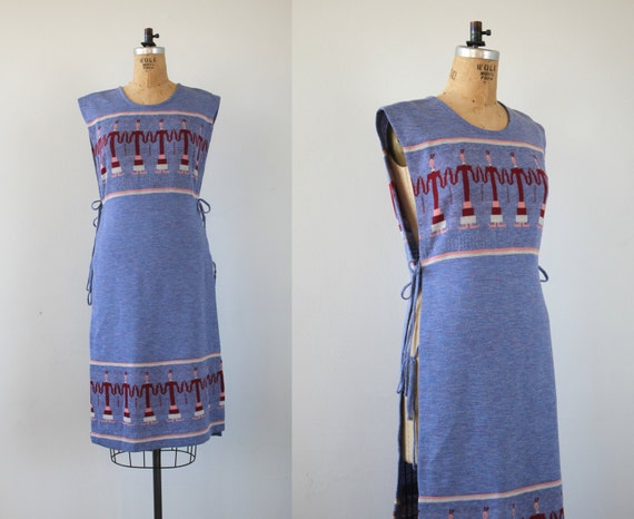 vintage 1970s dress / 70s sweater dress / 70s dres