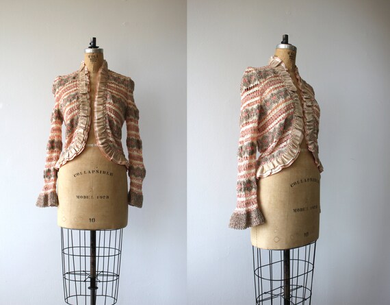 1970s vintage sweater / 70s pat richards sweater /