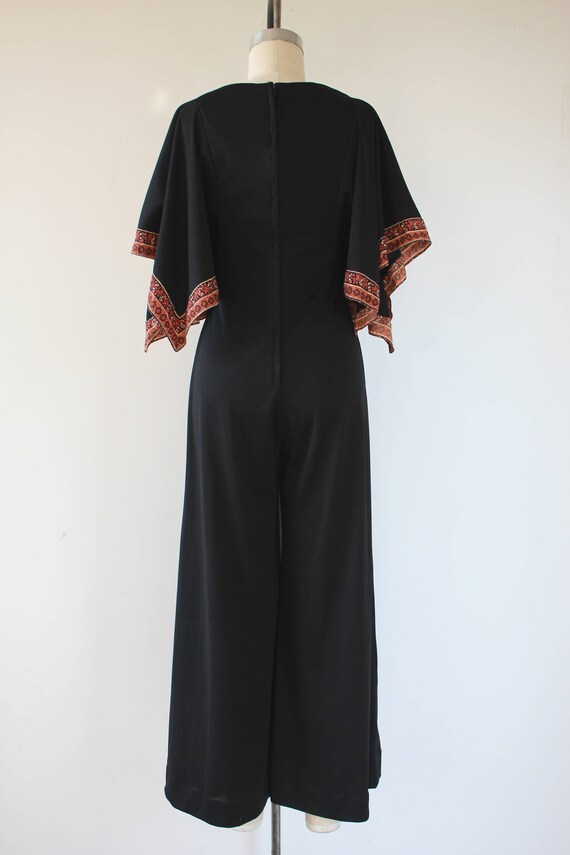 vintage 1970s jumpsuit / 70s palazzo pants jumpsu… - image 5