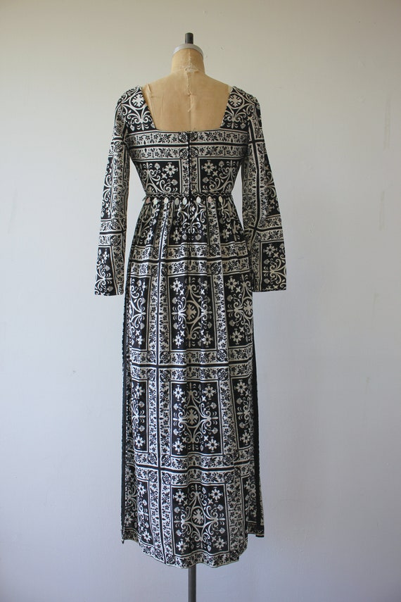 vintage 1960s dress / 60s black & white dress / 6… - image 5