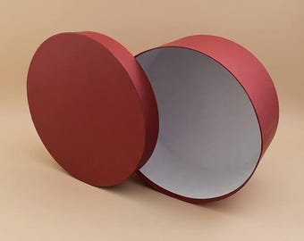 Handmade Round Storage Box – Diameter - 35 cm (13.8”) x Height - 15 cm (5.9”)