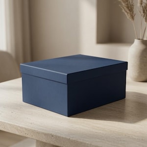 Large Rectangular Gift Box - 37.5 × 29 × 16 cm (14.76 × 11.42 × 6.3 inches) - Sturdy Gift Packaging Box - Multiple Colors Available