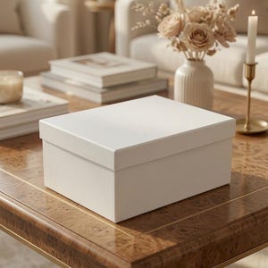 Caixa de presente retangular grande para aniversários, chá de bebê, damas de honra e presentes corporativos 29×22×12,5 cm (11,4×8,7×4,9 polegadas)