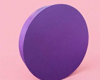 Handmade Round Storage Box – Large Decorative Keepsake Box Diameter - 50 cm (19.7 inches), Height - 10 cm (3.9 inches)