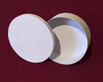 Handmade Round Box – Elegant Storage & Gift Packaging Diameter - 30 cm (11.8”) x Height - 6 cm (2.4”)