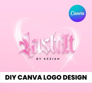 DIY Lash It Business Logo Canva Template | Glamorous & Customizable Design