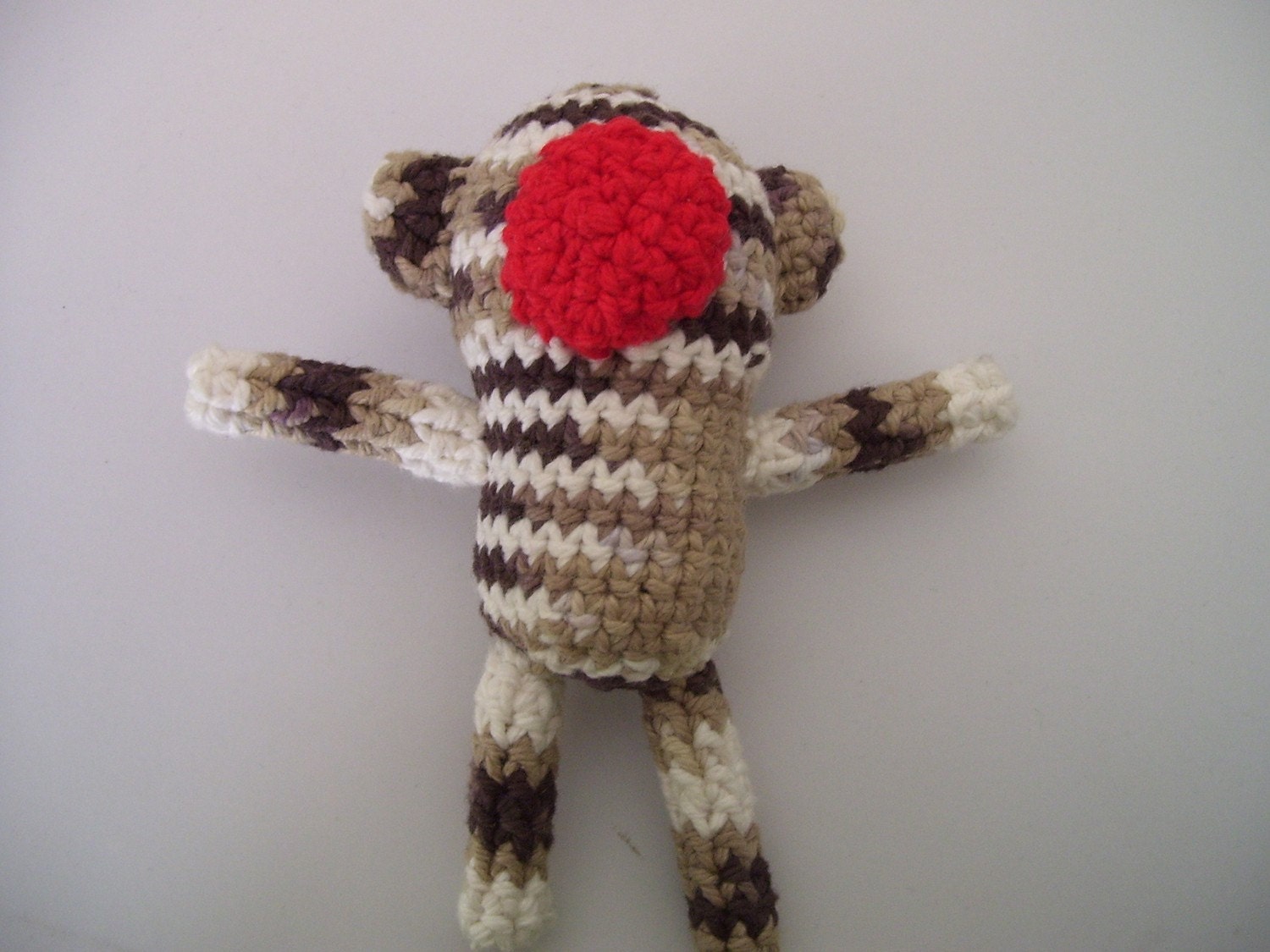 sock monkey cat toy