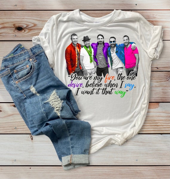 Backstreet boys shirt Vintage 90s Music T Shirt Fans T-Shirt, Backstreet Boys Band T-Shirt BSB Rock Shirt, Vintage Pop Shirt