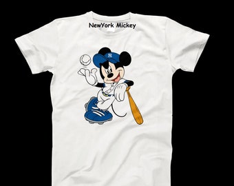 Y2K New York Yankees Disney Mickey Mouse baseball t shirt size XL – Mr.  Throwback NYC