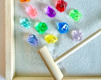 Mini Zen Garden Kit Colorful Gems (4.7x4.7)