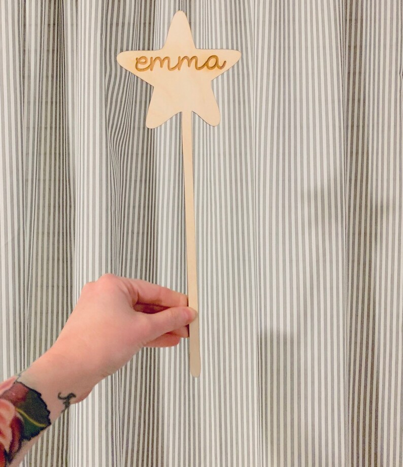Costume Party Custom Magic Wand Wooden Magic Wand Childrens Costume Personalized Magic Wand Princess Kids Costume