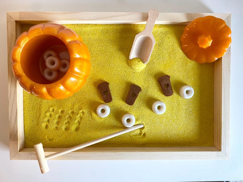Pumpkin Spice Latte Zen Garden, Sensory Fidget Toy (12x8x1) - Etsy