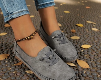 Mocassini casual da donna / Scarpe comode e morbide / Ballerine slip-on per tutti i giorni / Ballerine leggere e comode / Disponibili in 6 colori eleganti