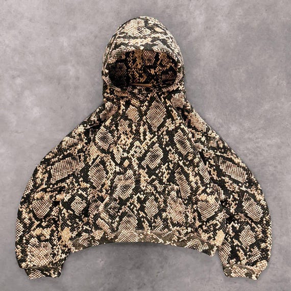 Python Snake Print Hoodie - Etsy