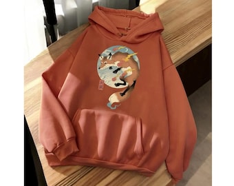 Goblincore Fox Hoodie, Spy Fox, Forest Hoodie, Goblincore Clothing, Nature Lover Gift, Gift For Him, Gift For Her, Hiking Gift Unique Trendy