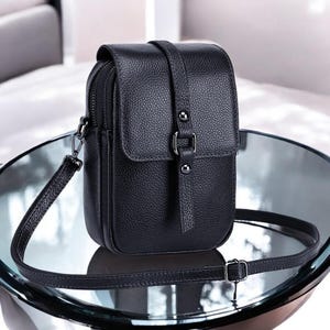 Genuine Leather Women Small Shoulder Bag Cute Crossbody Messenger Bags Double Zipper Pockets Handbag