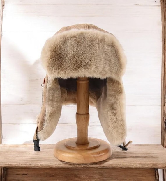 Y2K Ushanka Hat, Winter Ear Bomber Hat, Trapper Hat, Unisex, One