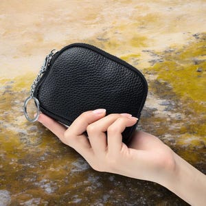 Mini-Geldbörse aus echtem Rindsleder, ein anpassungsfähiges und entzückendes Accessoire, mit dem Sie Ihre wichtigsten Dinge ordentlich organisiert halten - unisex Geldbörse