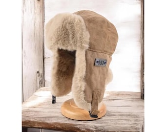 Y2K Ushanka Hat, winter ear bomber Hat, trapper hat, unisex, one size fits all