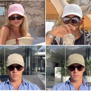 Classic Dad Cap Front and Back Mockup Bundle, Lifestyle Model Yupoong 6245CM Cap Mock-up, Hats Mockup (Digital Download) image 7