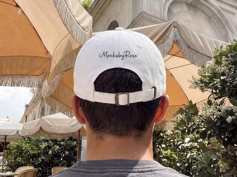 Classic Dad Cap Front and Back Mockup Bundle, Lifestyle Model Yupoong 6245CM Cap Mock-up, Hats Mockup (Digital Download) image 14