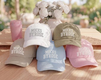 Classic Dad Cap Mockup, Yupoong 6245CM Cap Mock-up, Hats Mockup (Digital Download)