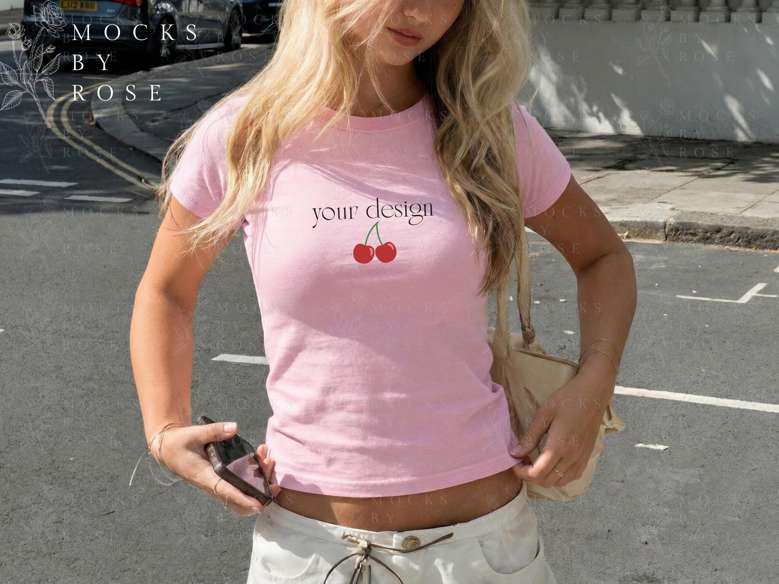 Vintage Pink Baby Tee - Etsy