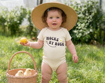 Natural Rabbit Skins 4400 Bodysuit Mockup, Baby Infant Onesie Mockup, Newborn Body Suit Mock-up (Digital Download)