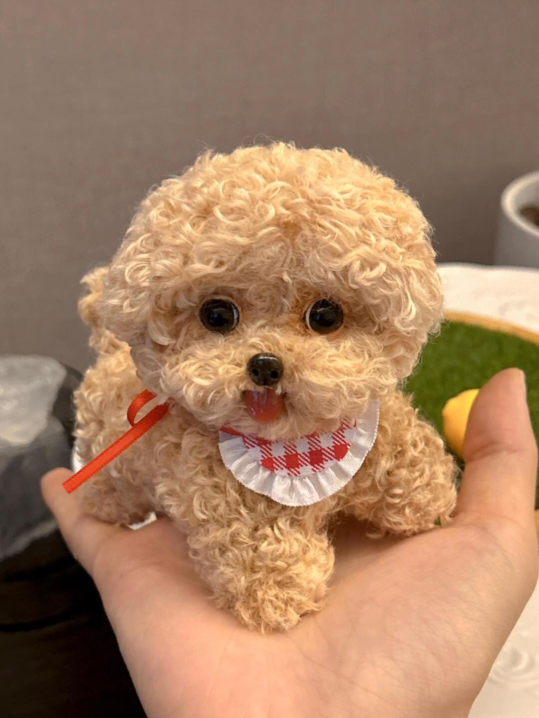 mill、マルプーのぬいぐるみハンドメイドオリジナル、リアルサイズ全身