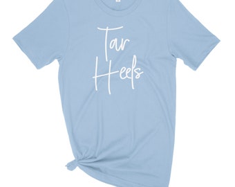 Tar Heels T Shirt - University of North Carolina - Bella + Canvas - soft tee