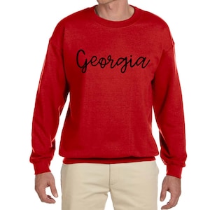 GEORGIA, DAWGS, Sic &#39;Em - UGA Sweatshirt - College Football - Bulldogs - sec - Gift - Alumni - Parents - Mom - Dad