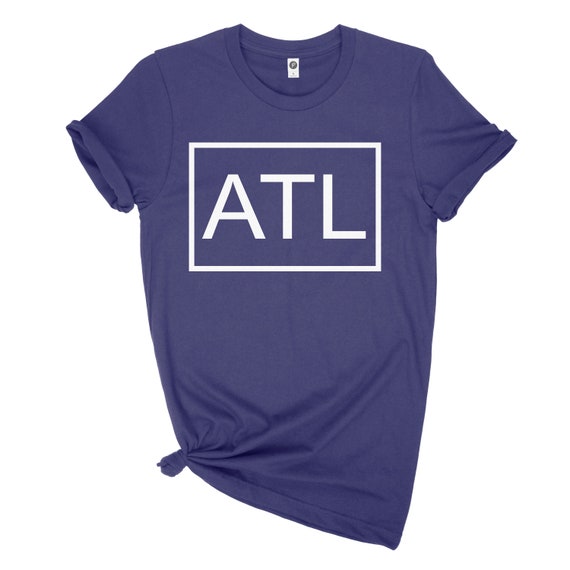 OakandMossClothing ATL Box Tshirt - Atlanta, Georgia - World Series - Braves -NLCS Champions