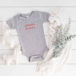 Atlanta Braves Baseball - Rabbit Skins Infant Bodysuit