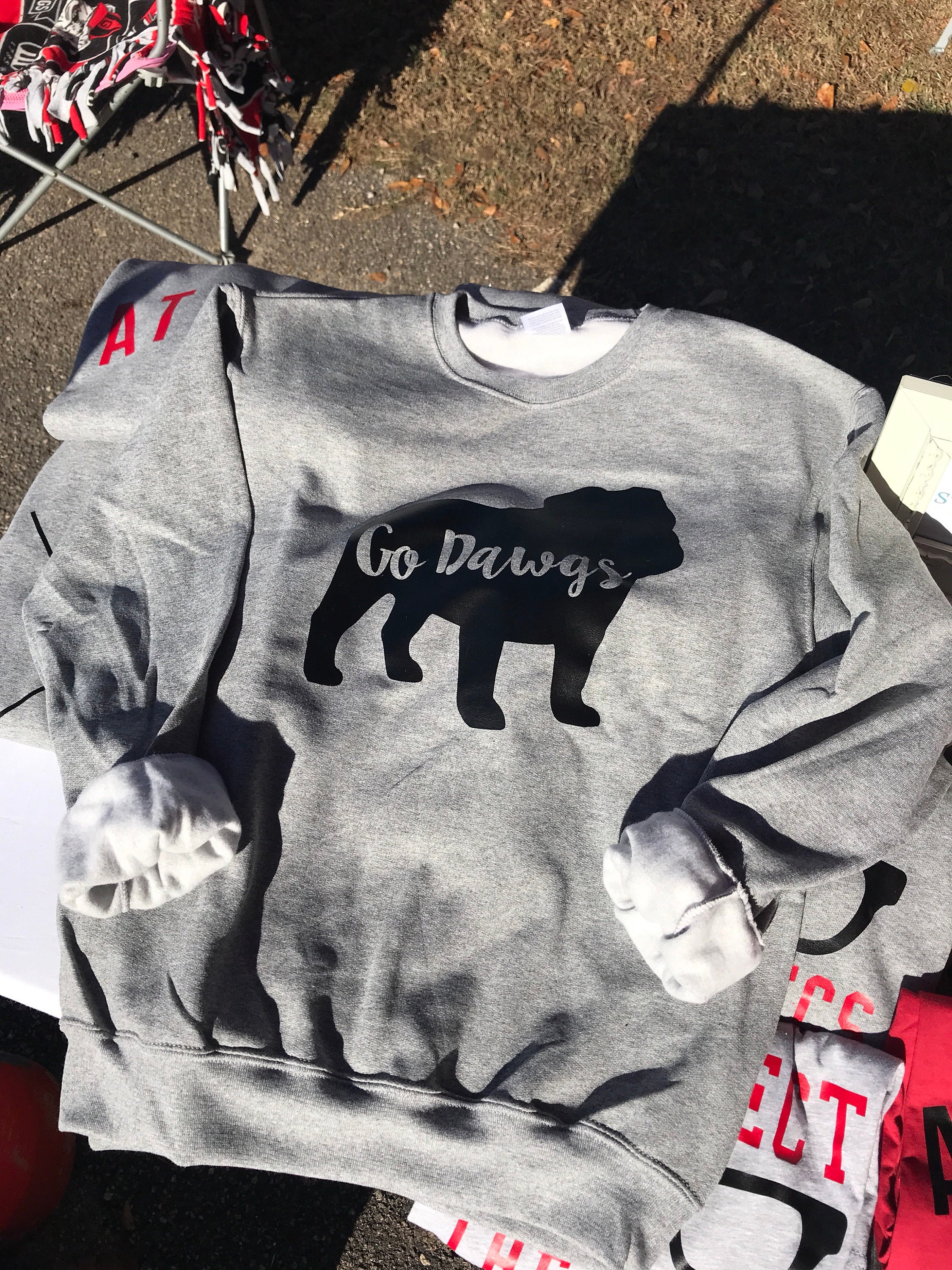 Go Dawgs Bulldog University of Georgia UGA Sweatshirt - Etsy