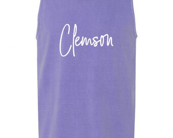 Clemson Comfort Colors Shirt - Etsy